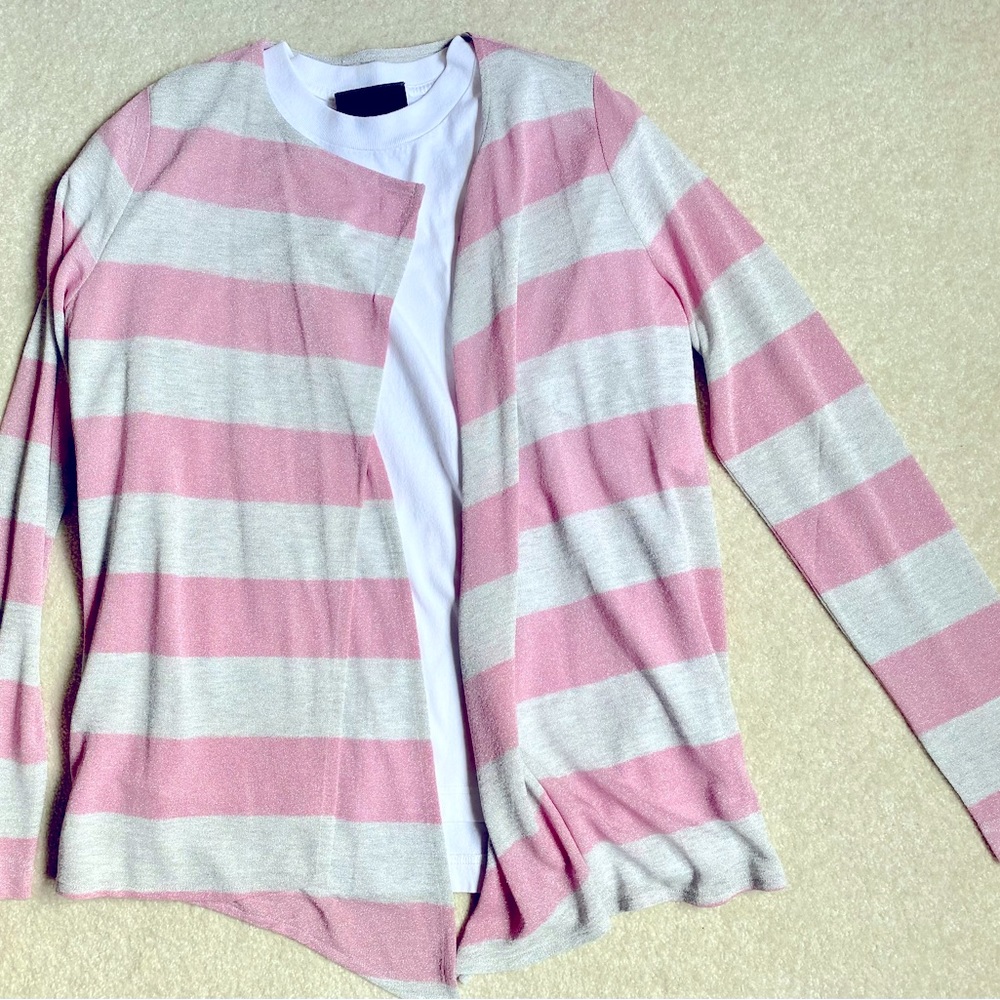 RIANI cardigan with metallic thread